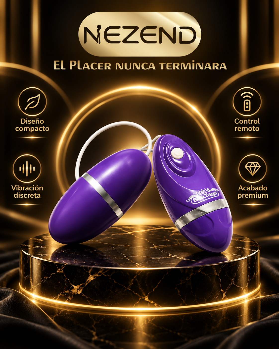 PROMO HUEVO VIBRADOR CONTROL MUSUOSHI
